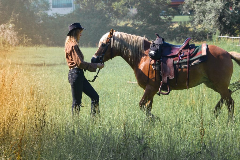 girl with horse