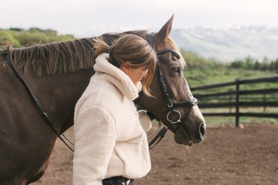 women with horse